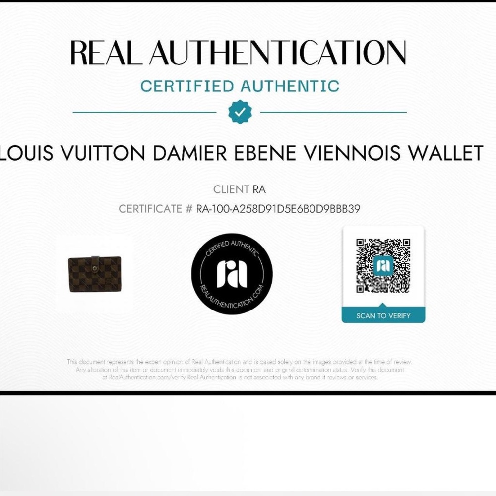 Louis Vuitton Damier Ebene Wallet - Picture 5 of 7